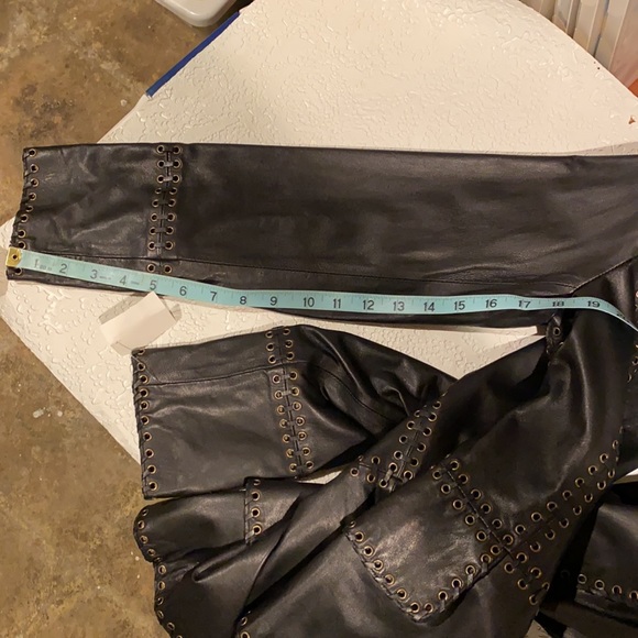 Black Leather Blazer Zelda Whipstitched NWT 6 - Picture 16 of 16